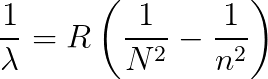 Bohr Formula